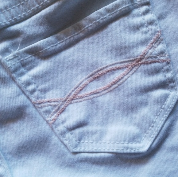 Abercrombie Kids White Pink Shorts Sz Girls 9-10 - Picture 7 of 8